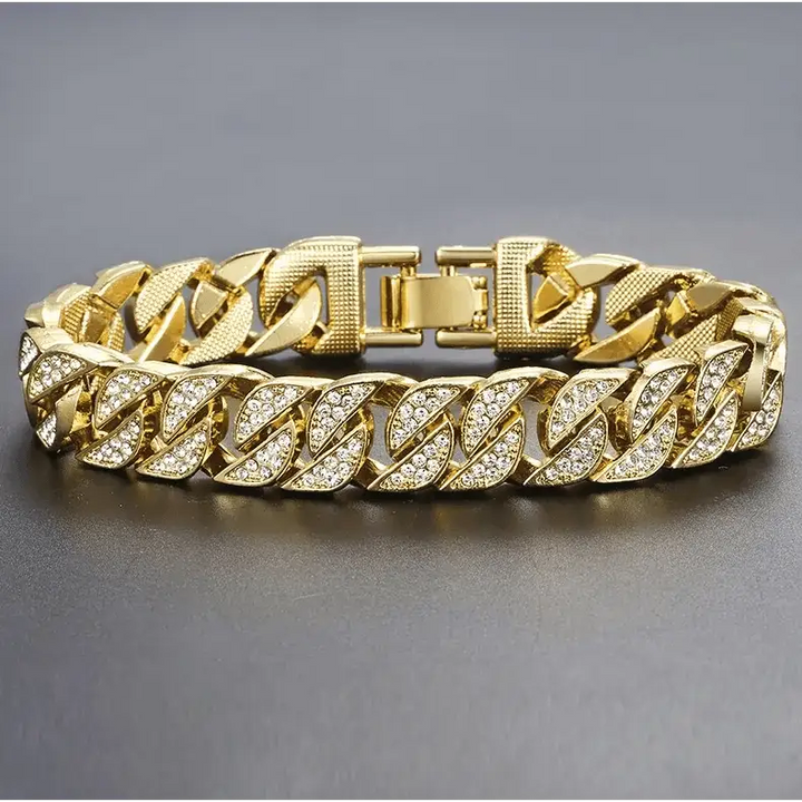 Miami Gold Curb Cuban Bracelet - My Store