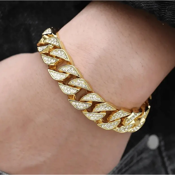 Miami Gold Curb Cuban Bracelet - My Store